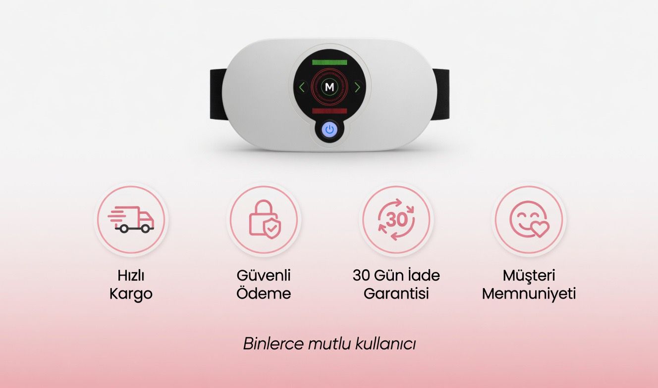 Isıtmalı Şarjlı – Regl Kemeri Masaj Aleti