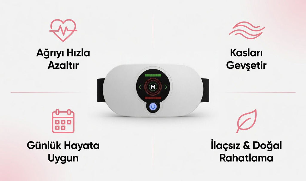 Isıtmalı Şarjlı – Regl Kemeri Masaj Aleti